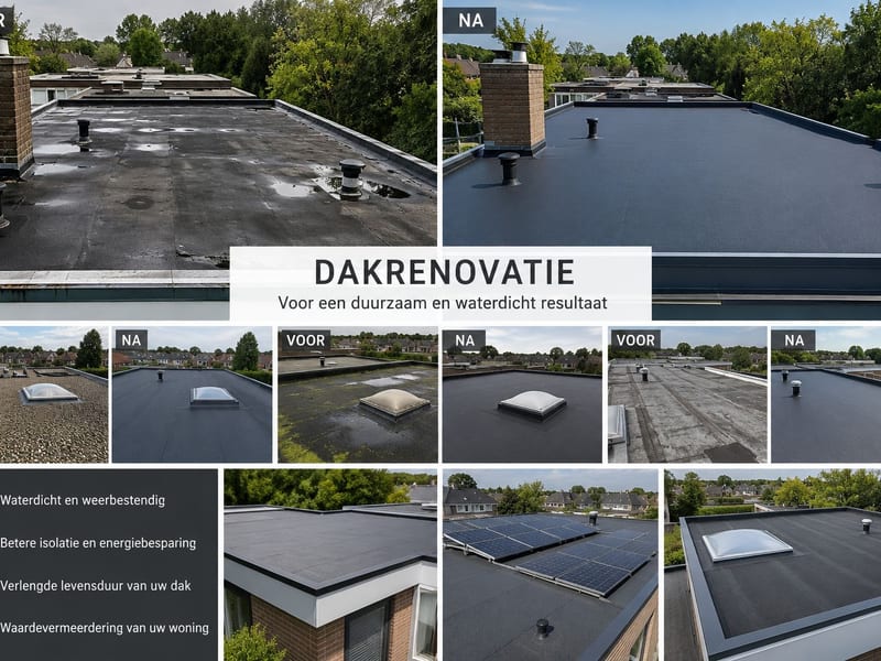 Dakrenovatie plat dak